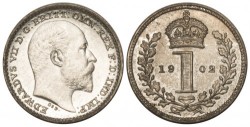 1902年英国エドワード7世13コインセット