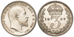 1902年英国エドワード7世13コインセット