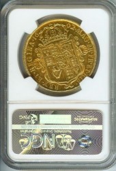 1692年ウィリアム＆メアリー ５ギニー金貨 NGC AU55