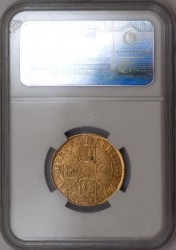 1713年英国アン女王ギニー金貨 NGC AU50