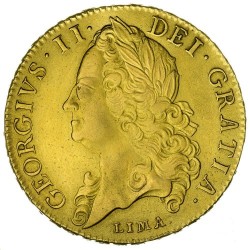 レア 1746年英国ジョージ2世5ギニー金貨  レア 1746年英国ジョージ2世5ギニー金貨