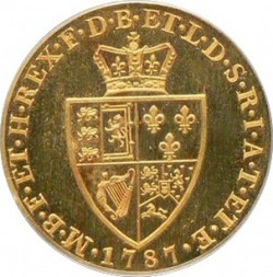 激レア 1787年英国プルーフギニー金貨 Terner PCGS PR65CAM