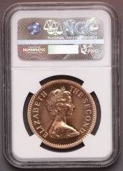 最高鑑定 1966年 ローデシア ヤングエリザベス 5ポンドプルーフ金貨NGC PF67