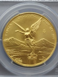 最高鑑定 2009年 メキシカン リベルタード金貨 PCGS MS70