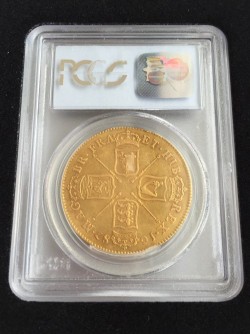 1687年英国ジェームス2世5ギニー金貨 PCGS AU50