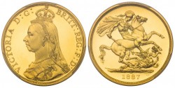 劇レア PCGS鑑定品1887年英国ヴィクトリア女王プルーフコイン11枚セット