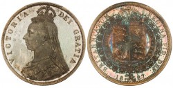 劇レア PCGS鑑定品1887年英国ヴィクトリア女王プルーフコイン11枚セット