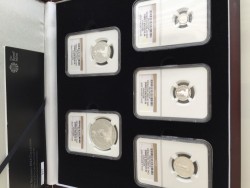 2014年英国プレミアム・ブリタニア プルーフ銀貨5枚セットNGC PF70UC
