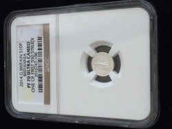 2014年英国プレミアム・ブリタニア プルーフ銀貨5枚セットNGC PF70UC