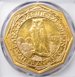1915-S パナマ・パシフィック$50オクタゴナル金貨PCGS MS63