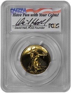 存在数1枚のみ 2009年 米国 ウルトラハイリリーフ金貨 PCGS MS70PL First Strike David Hall