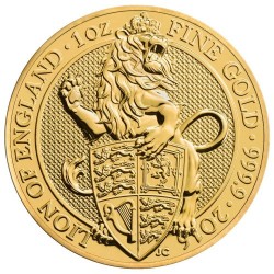 2016英国ライオン1オンス金貨3枚
