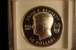 2013年ヴァージンアイランド・ケネディー ウルトラハイリリーフ金貨＆銀貨セット