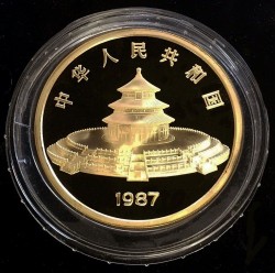 1987年 中国パンダ5オンス金貨