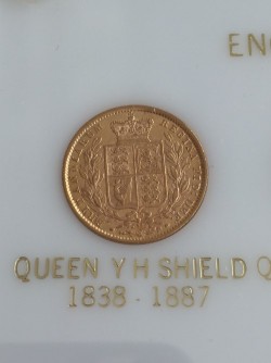 英国ソブリン金貨8枚セット