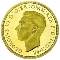 1937年英国ジョージ6世プルーフ金貨セット