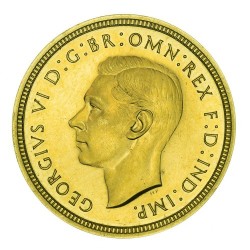 1937年英国ジョージ6世プルーフ金貨セット