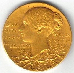 1897年英国ヴィクトリア・ジュビリー ゴールドメダル