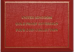 1997年英国 ソブリン プルーフ金貨4枚セット