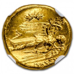 最上級 古代ギリシャ マケドニア王国 アレキサンダー ステーター金貨 NGC Ch MS Fine