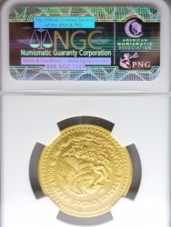 最高鑑定 1992年 1/2オンス メキシカン リベルタード金貨 NGC MS67