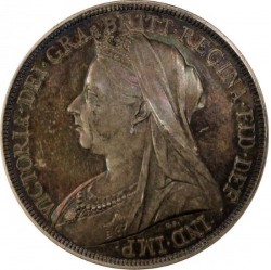 1893年英国ヴィクトリア“ベールドヘッド”プルーフ金貨＆銀貨 PCGSセット