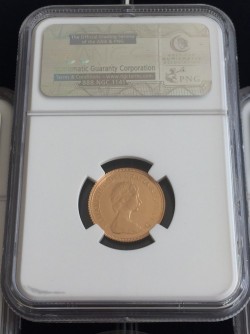 1982年英国エリザベス2世プルーフ金貨4枚セット