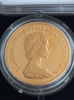 1982年英国エリザベス2世プルーフ金貨4枚セット