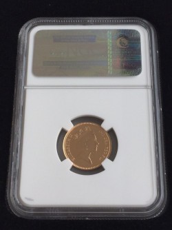 1985年英国3ソブリンプルーフ金貨 NGC PF70UC