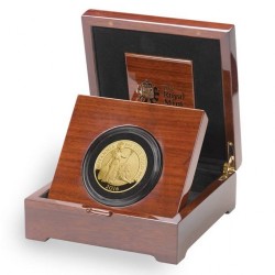 世界で完売！最後の一枚 2016年英国プレミアム・ブリタニア (ウナとライオン)  5オンスプルーフ金貨