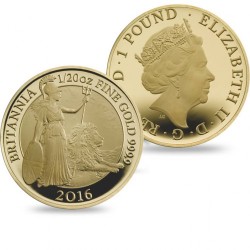 世界で完売！ 2016年 英国 プレミアム・ブリタニア (ウナとライオン) プルーフ金貨6枚セット