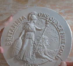 1枚追加入荷 最後の一枚 2016年英国プレミアム・ブリタニア (ウナとライオン)  5オンスプルーフ金貨