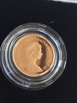 5ポンド金貨含む 1984年英国プルーフ金貨3枚セット