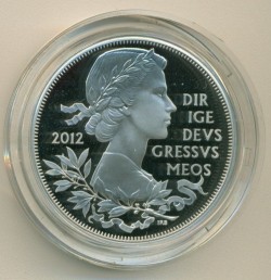 最高鑑定 発行150枚のみ 2012年 英国 3オンス プラチナ コイン PCGS PR69 DCAM