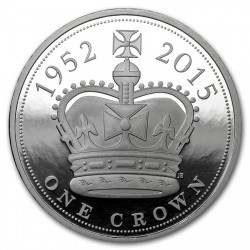 発行数63枚のみ 2015年 英国 女王最長即位記念 3オンス プラチナ硬貨