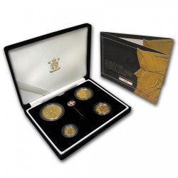 限定100セット 2003年英国デラックス ブリタニア プルーフ金貨4枚セット