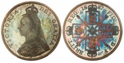 1887年ヴィクトリア女王 プルーフ金貨 プルーフ銀貨 11枚 PCGS鑑定セット