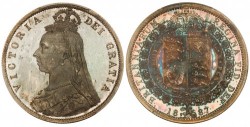 1887年ヴィクトリア女王 プルーフ金貨 プルーフ銀貨 11枚 PCGS鑑定セット