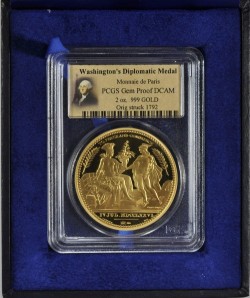 2013年フランス ワシントン外交記念 2oz 金貨