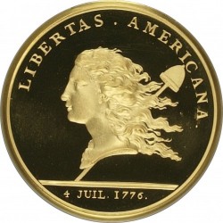2000年フランス Libertas America 金貨 NGC PF68 UC
