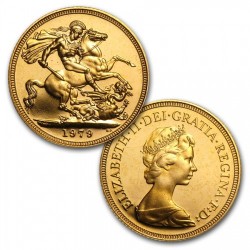 1979年 - 1986年 英国 ソブリンプルーフ金貨8枚セット