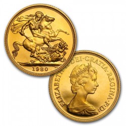 1979年 - 1986年 英国 ソブリンプルーフ金貨8枚セット