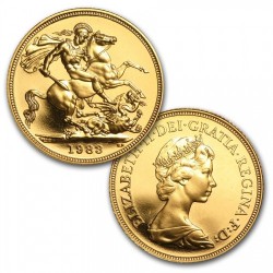 1979年 - 1986年 英国 ソブリンプルーフ金貨8枚セット