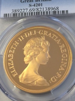 5ポンドプルーフ金貨含む 1984年 英国 3枚プルーフ金貨セット PCGS PR69DCAM