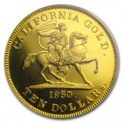 2002年復刻版 1857年 49er ホースマン $10金貨