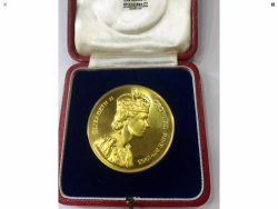 1953年 英国 エリザベス2世 即位記念大型ゴールドメダル