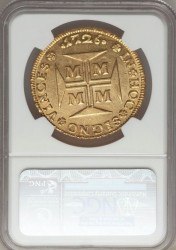 激レア 2番目の高鑑定！ 1726年ブラジル 20000レイス NGC MS64
