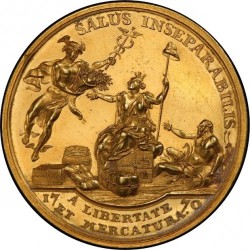 1770年 オランダ ゴールドメダル PCGS MS61