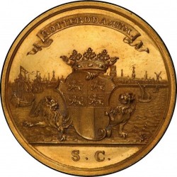 1770年 オランダ ゴールドメダル PCGS MS61