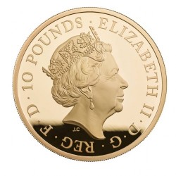 売り尽くし 世界中で完売！ 2017年英国 サファイア・ジュビリー 5オンスプルーフ金貨